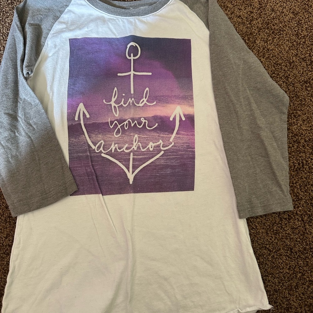 Empyre Gray Graphic Long Sleeve Shirt